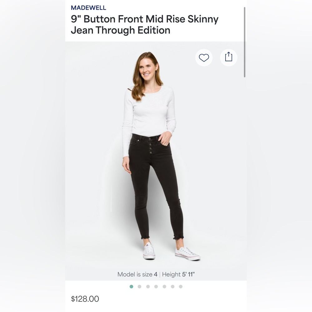 Madewell Black Skinny Jeans